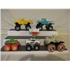 Image 1 : 5 Chevrolet Miniature Monster Custom Trucks