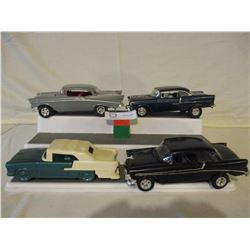 4 Chevrolet 1957 Plastic Car Kits and Avon Car