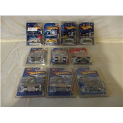 10 N.I.P Chevrolet Assorted Hot Wheels Cars and Trucks