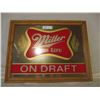 Image 1 : Framed Miller High Life Beer Mirror 17" by 22"