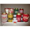 Image 2 : 16 Miller High Life Beer Cans and Cozies (Some Unopened)