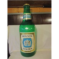 Molson Export Store Plastic Display Bottle 62" T