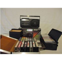 N.I.B. Cassette Player and Radio with Tapes (WORKING)
