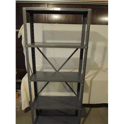 2 Metal Shelf Units 11" x 29.5" by 71" T