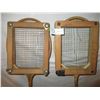 Image 2 : 2 Wooden Tennis Rackets with Frames