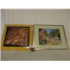 Image 1 : Framed Copper Bull Fighting and Nature Pictures