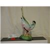 Image 2 : Painted Japanese Song Bird Ornament 12" T