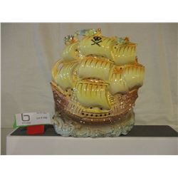 Painted Lighted Japanese Pirate Ship