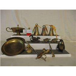 Assortment of Decorative Brassware