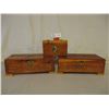 Image 1 : 3 Wooden Decorative Boxes