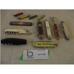 12 Vintage Jack Knife Assortment