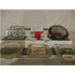 15 Assorted Vintage Advertising Ash Trays