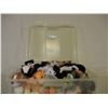 Image 1 : Plastic Container of Beanie Babies