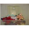 Image 1 : Plastic Container of Beanie Babies