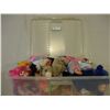 Image 1 : Plastic Container of Beanie Babies
