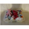 Image 2 : Plastic Container of Beanie Babies