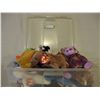 Image 1 : Plastic Container of Beanie Babies