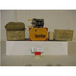 South Bend Fishing Reel N.I.B and WWII Bandages