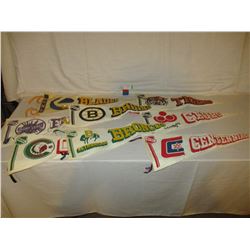 8 WHL Hockey Pennants