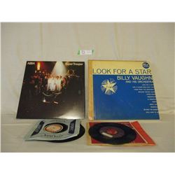 Records 45s and 78s and Long Plays