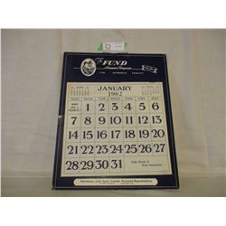 1962 Fireman's Fund Insurance Calendar