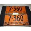Image 1 : Pair of 1936 Saskatchewan License Plates