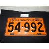 Image 1 : 1939 Saskatchewan License Plate