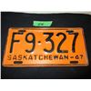 Image 1 : 1947 Saskatchewan Farm Truck License Plate
