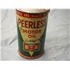 Image 3 : Vintage Peerless Motor Oil One Quart Oil Can