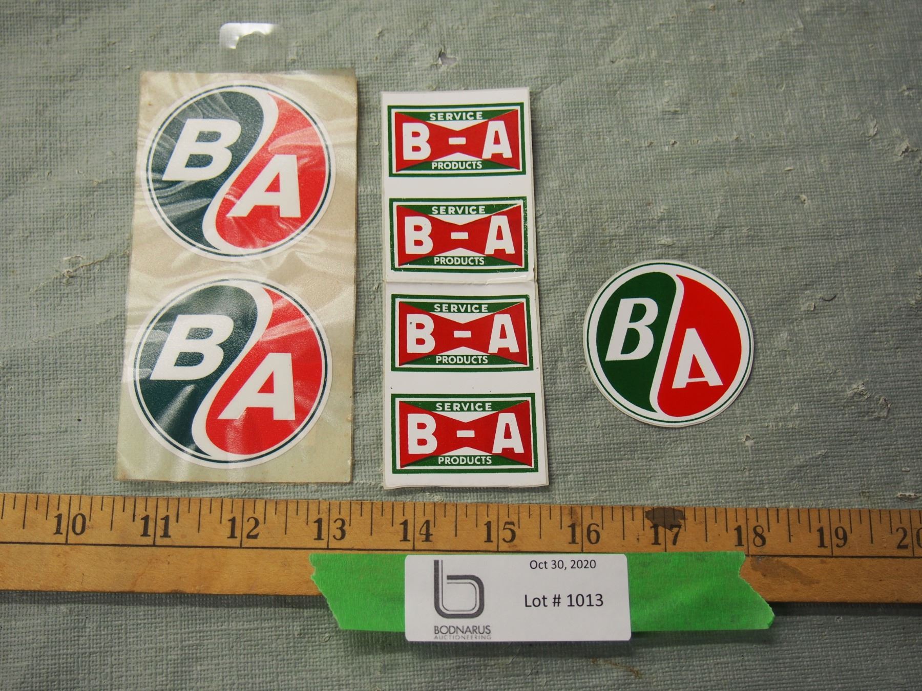 Ba Stickers Lot of BA Decals - Bodnarus Auctioneering