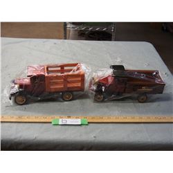 2X THE MONEY - Wooden Trucks Hand-Crafted 10" Long