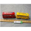 Image 3 : 2X THE MONEY - Toy Buses 5.5" L