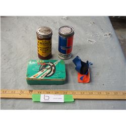 3 Tire Repair Tin Containers 5 by 3 