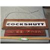 Image 2 : Cockshutt Sign 25.5" by 6.5" and Emblem