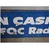 Image 4 : Double Sided Tin Sign CFQL Radio 70 by 21"