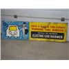 Image 6 : Double Sided Tin Sign CFQL Radio 70 by 21"