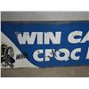Image 3 : Double Sided Tin Sign CFQL Radio 70 by 21"