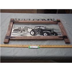 Welcome Sign 24 by 16.5"