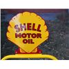 Image 2 : Shell Motor Oil Display Rack with 12 Full Shell Oil Cans 47" by 20"