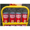 Image 3 : Shell Motor Oil Display Rack with 12 Full Shell Oil Cans 47" by 20"