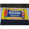 Image 2 : Mission Orange Sign Tin Chalk Board 19 by 27.5"