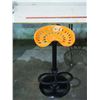 Image 1 : Tin Seat on Stand with Foot Rest
