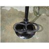 Image 3 : Tin Seat on Stand with Foot Rest
