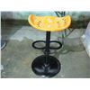 Image 4 : Tin Seat on Stand with Foot Rest