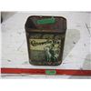 Image 4 : Rare Canawella Tea Tin Crook Brown + Co Winnipeg Man 9" T (No Top)
