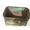 Image 5 : Rare Canawella Tea Tin Crook Brown + Co Winnipeg Man 9" T (No Top)