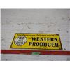 Image 1 : 1967 Western Producer Tin 14 by 6.75"
