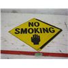 Image 1 : No Smoking Tin Sign 15 by 15"