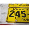 Image 4 : Pair of Alberta Farm Truck Plates