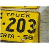 Image 5 : Pair of Alberta Farm Truck Plates